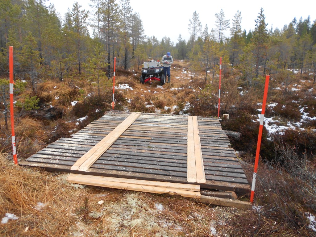 Brobygge  mellan Målingen och Ängersjö