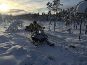 Gösta sladdar mellan Siksjön och Målingen