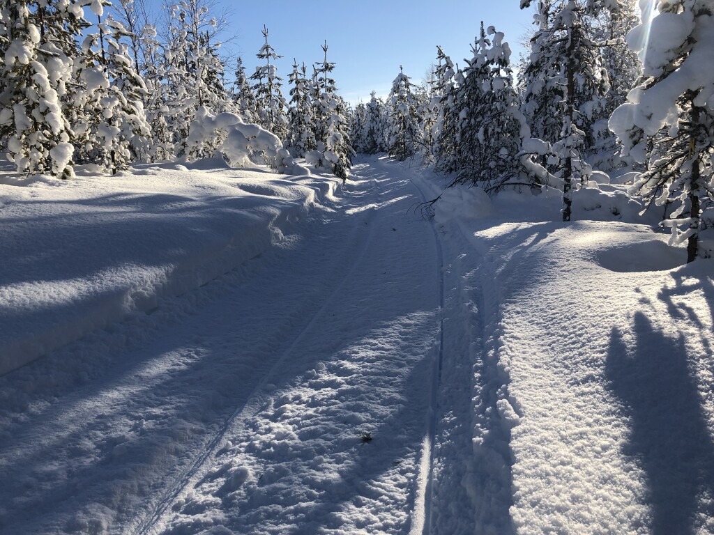 Första sladdningen till Hundsjön