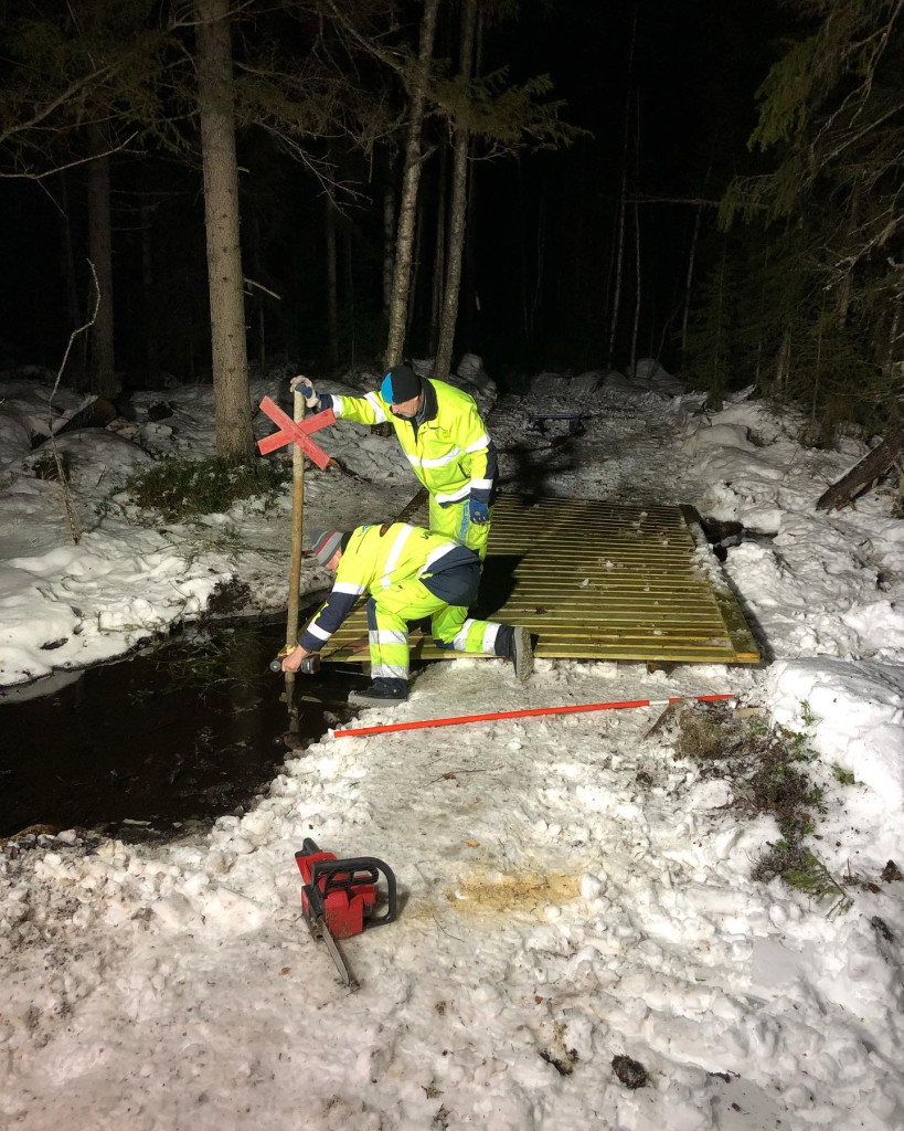 Broygge mellan Lillåstjärn/ Ljustjärn