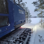 Premiärtur med pistmaskinen 11/12