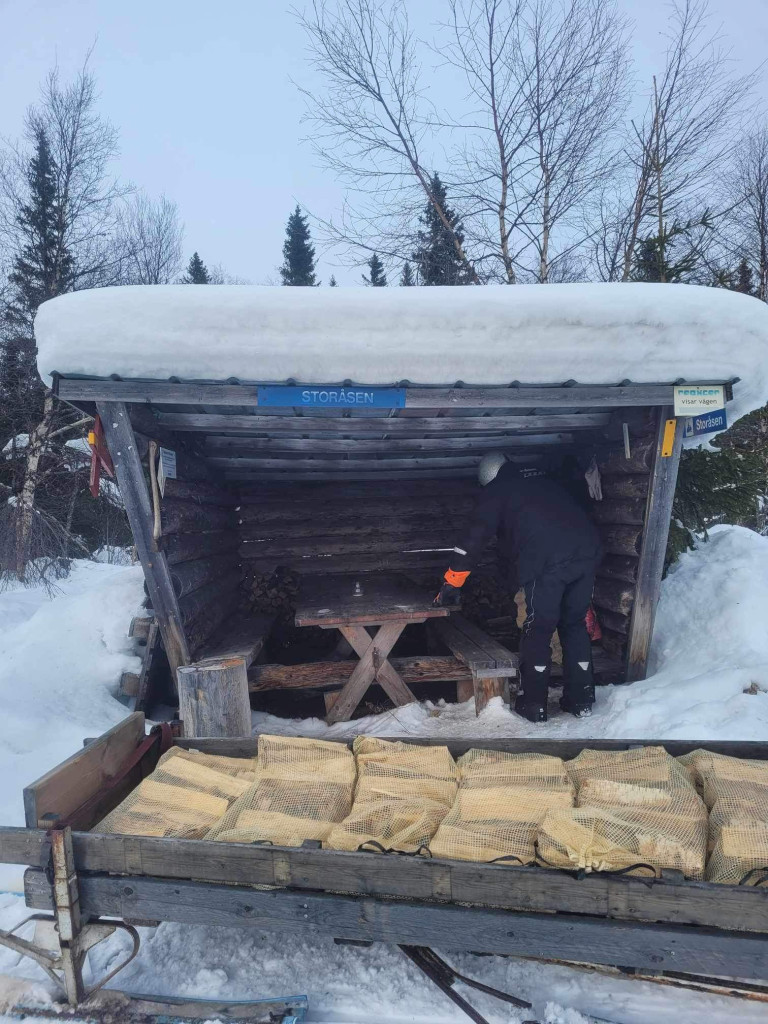 Vedpåfyllning Storåsen