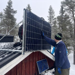 Uppsättning av solpanel