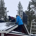 Uppsättning av solpanel