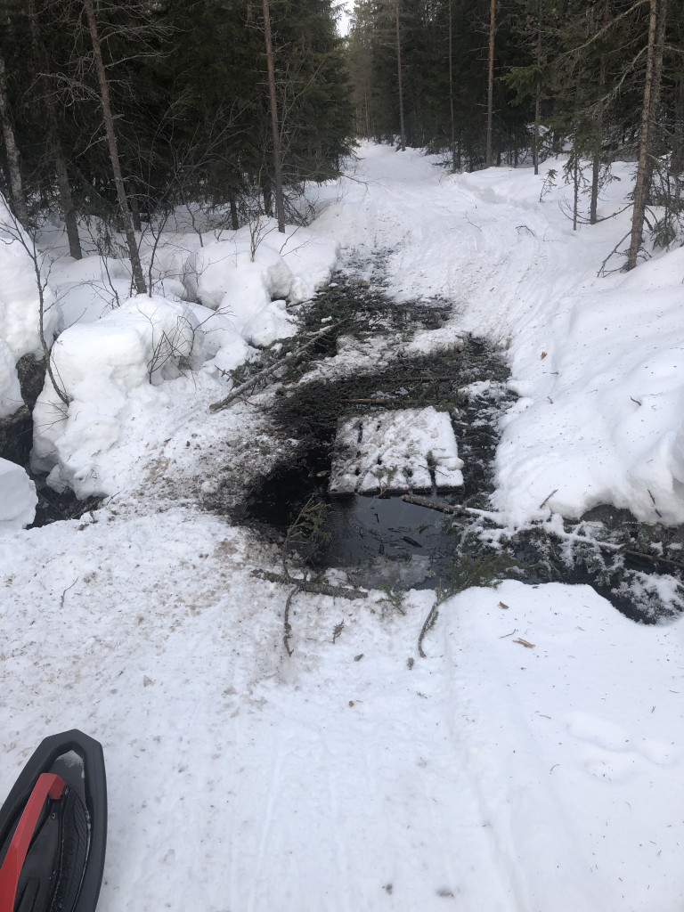 Blöthål som vägrar frysa