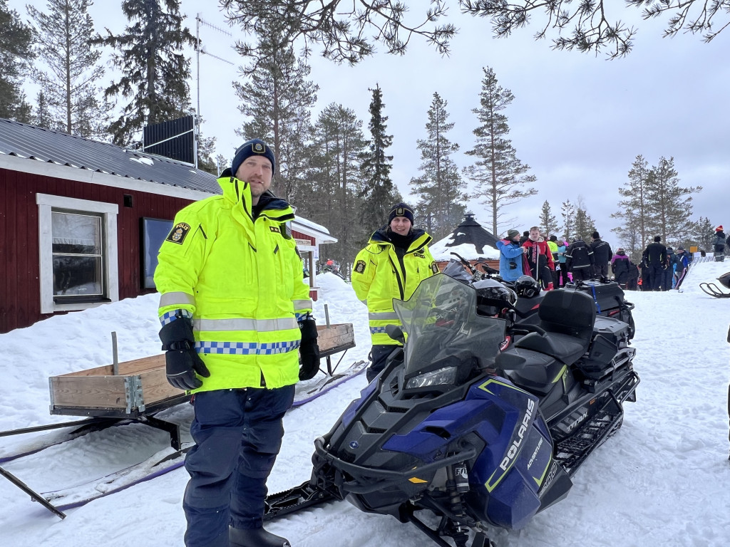 Polisen kom på besök