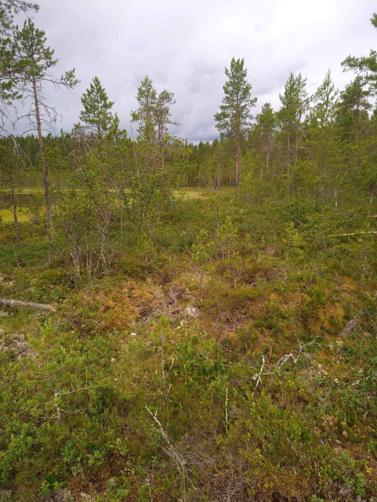 Omdragning av leden vid Lill-Simatjärn