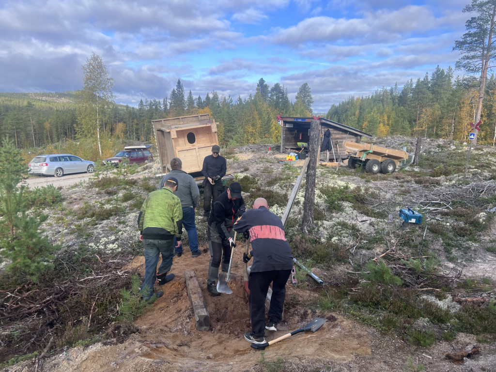 Uppsättning vid Regnsjötjärn