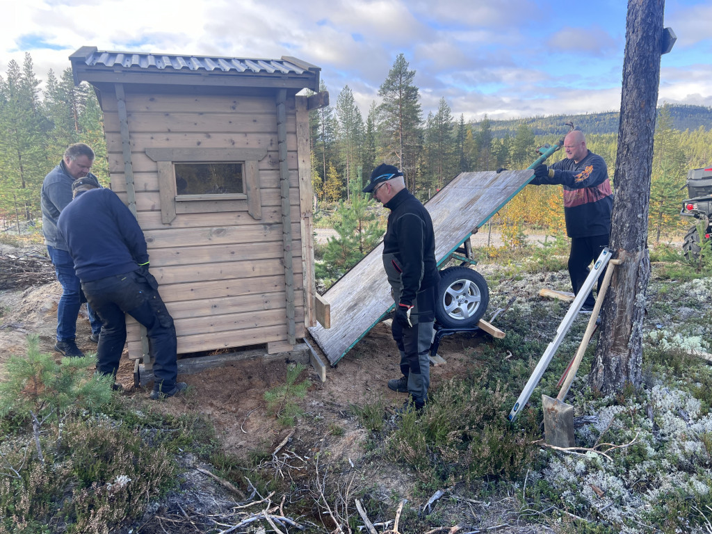 Uppsättning vid Regnsjötjärn