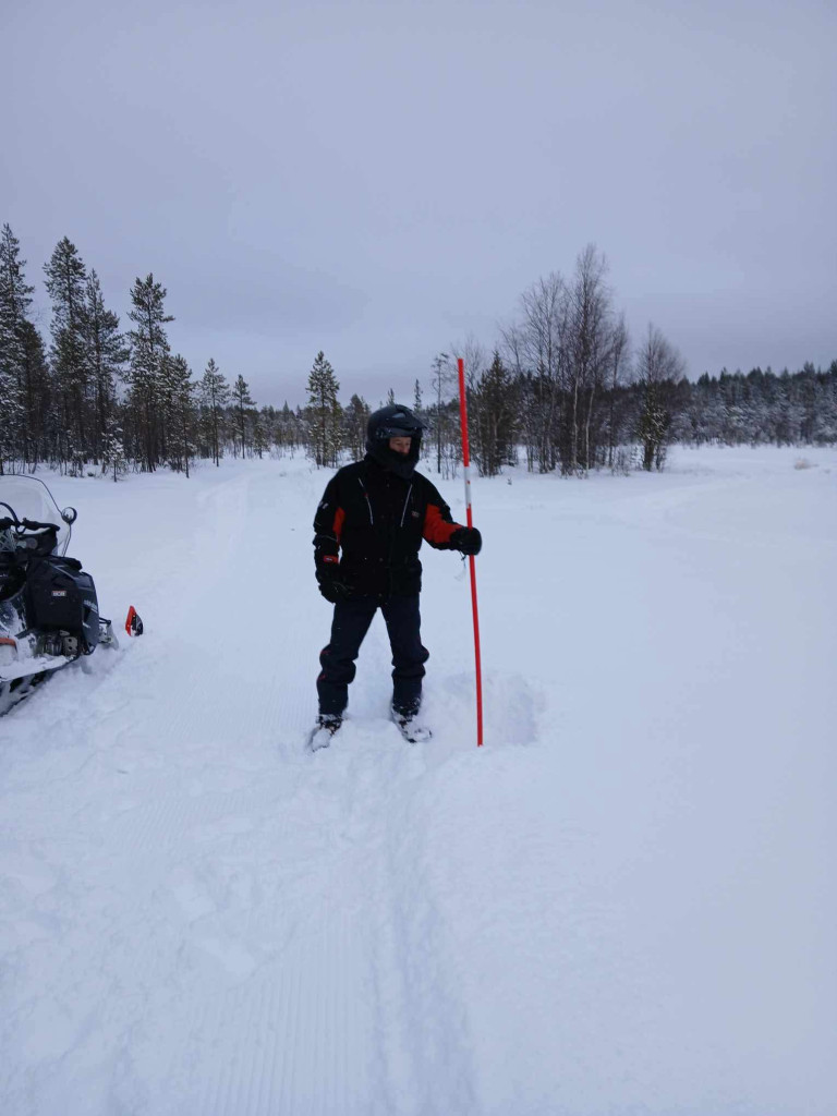 Ruskning Sveg-Björnåsdammen 20250109