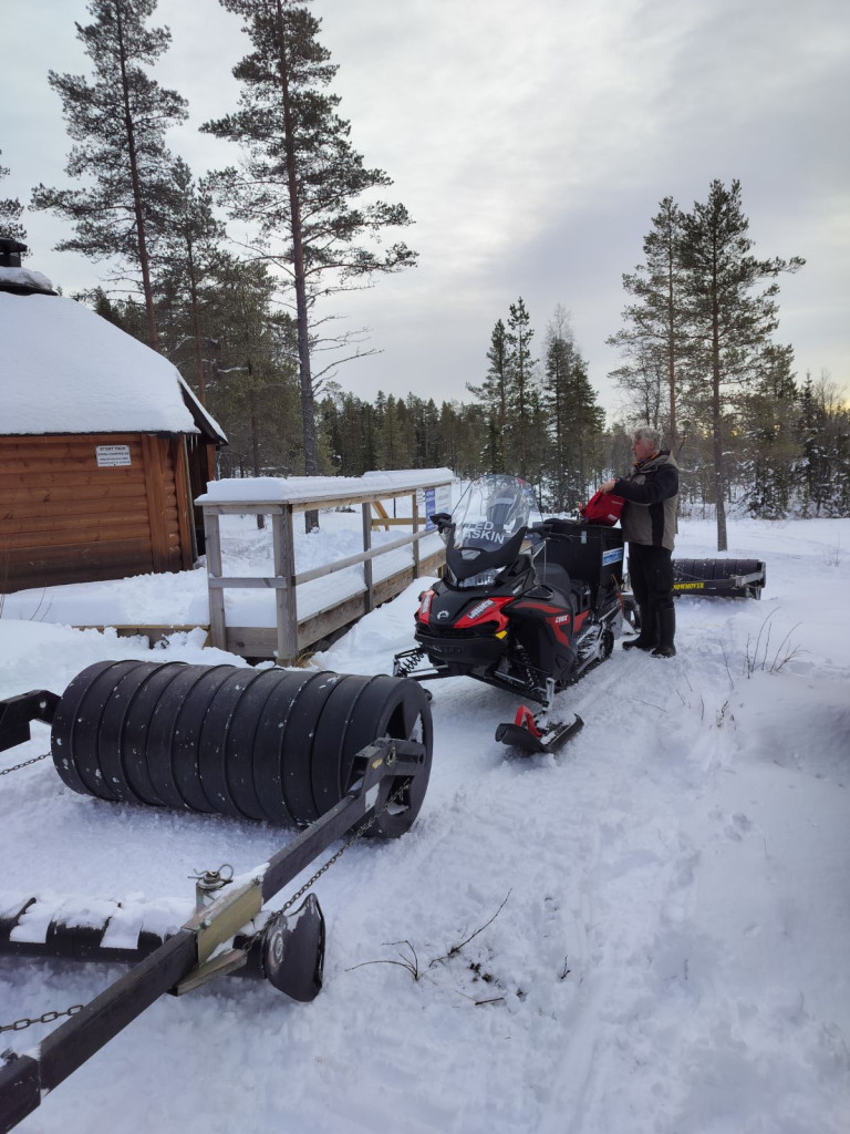Sladdning Älvros-Björnåsdammen 20250127