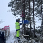 Upptagning av skyltar 20250309