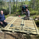 Brobygge mot Knätten