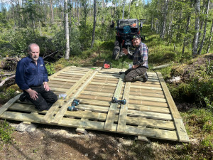 Brobygge mot Knätten