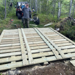 Brobygge mot Knätten