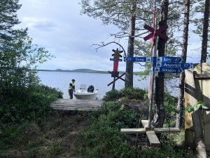 Återställning av ramp vid Målingen för högvatten