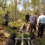 Brobygge mot Knätten