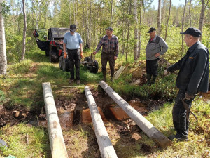Brobygge mot Knätten