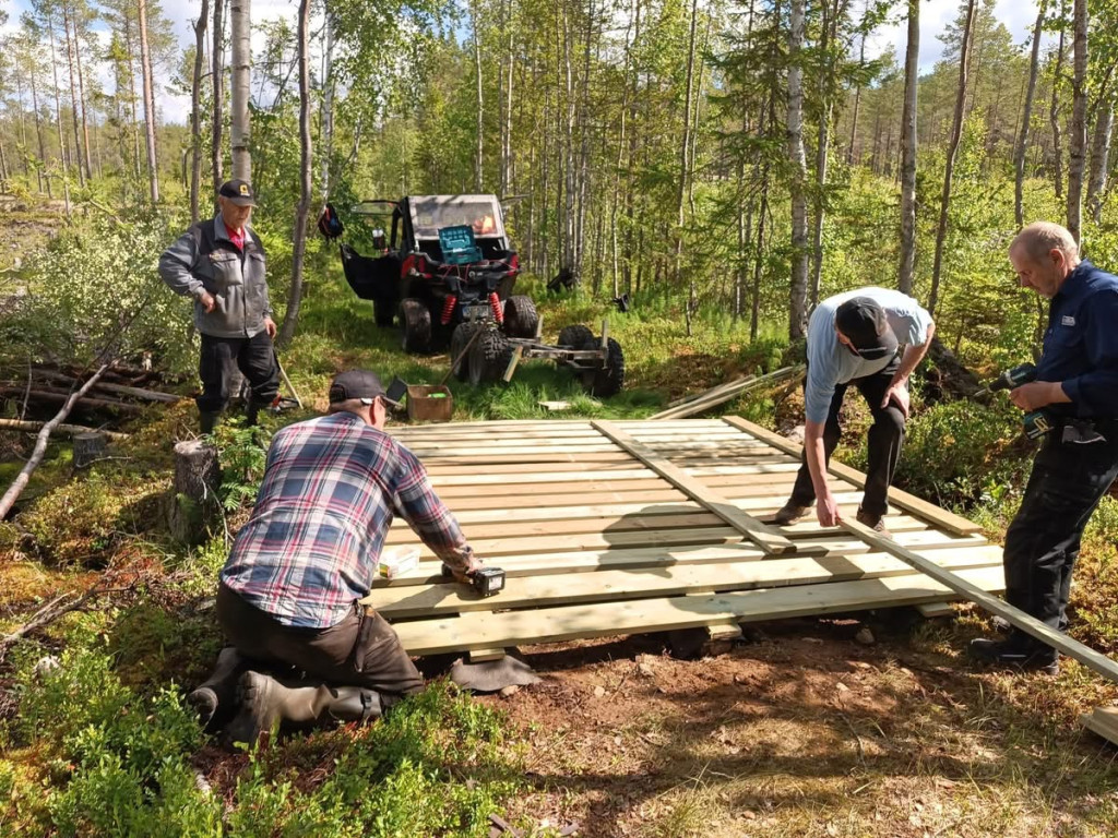 Brobygge mot Knätten