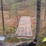 Brobygge mellan Skidstadion-Vallsjön