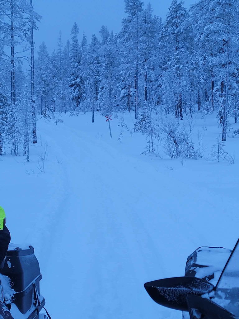 Trampning Älvros-Björnåsdammen 15/1