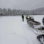 Ruskning upp till Norrälven 14/1