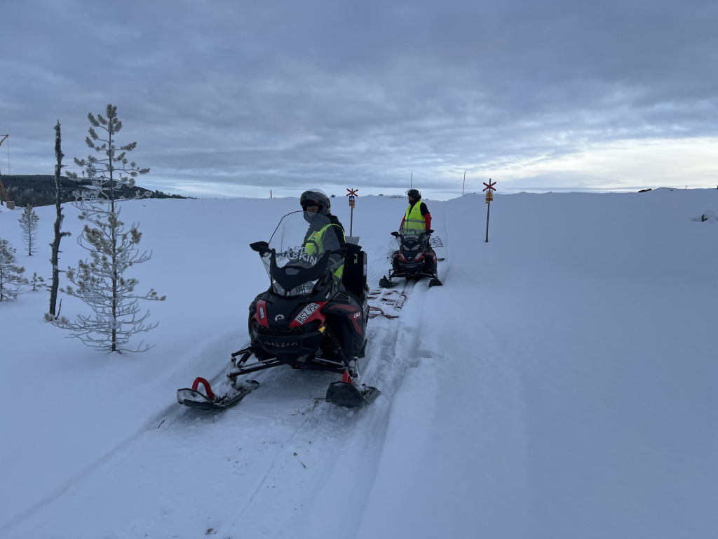 Passering av nya E45 Rengsjön