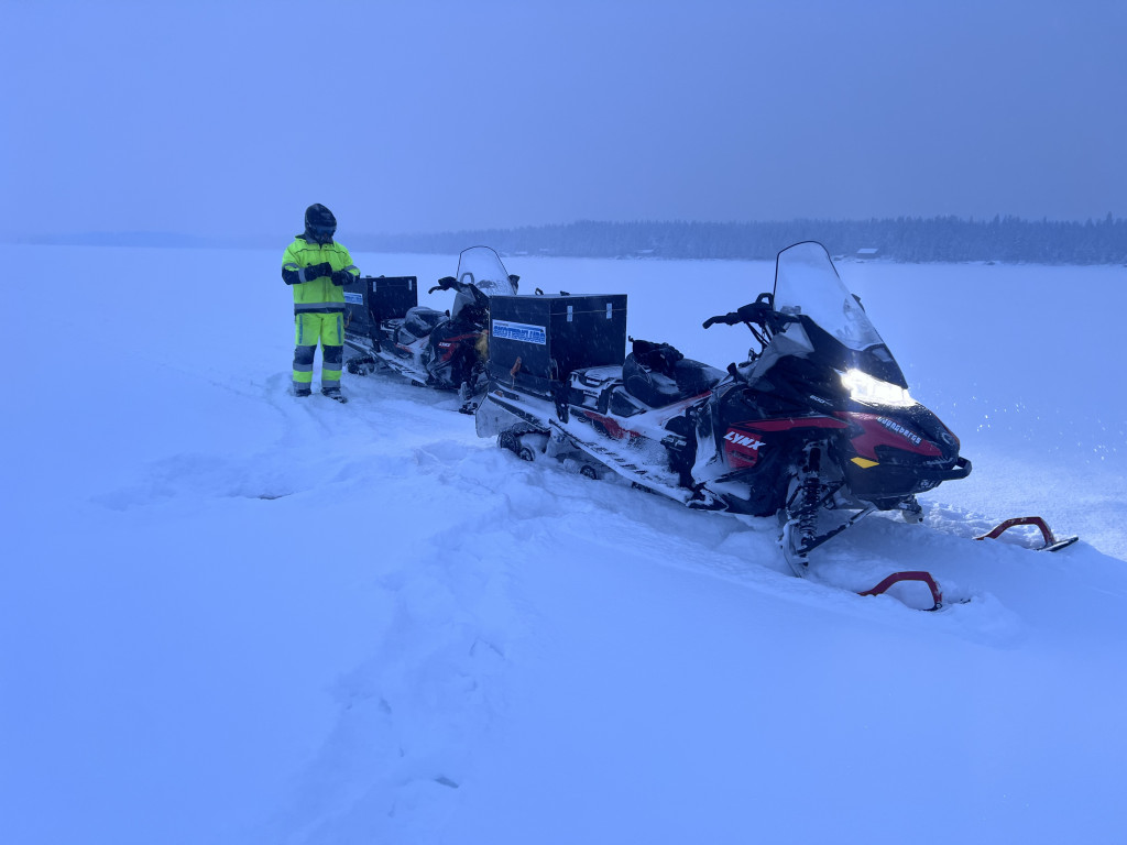 Kontroll av is Målingen 6/1