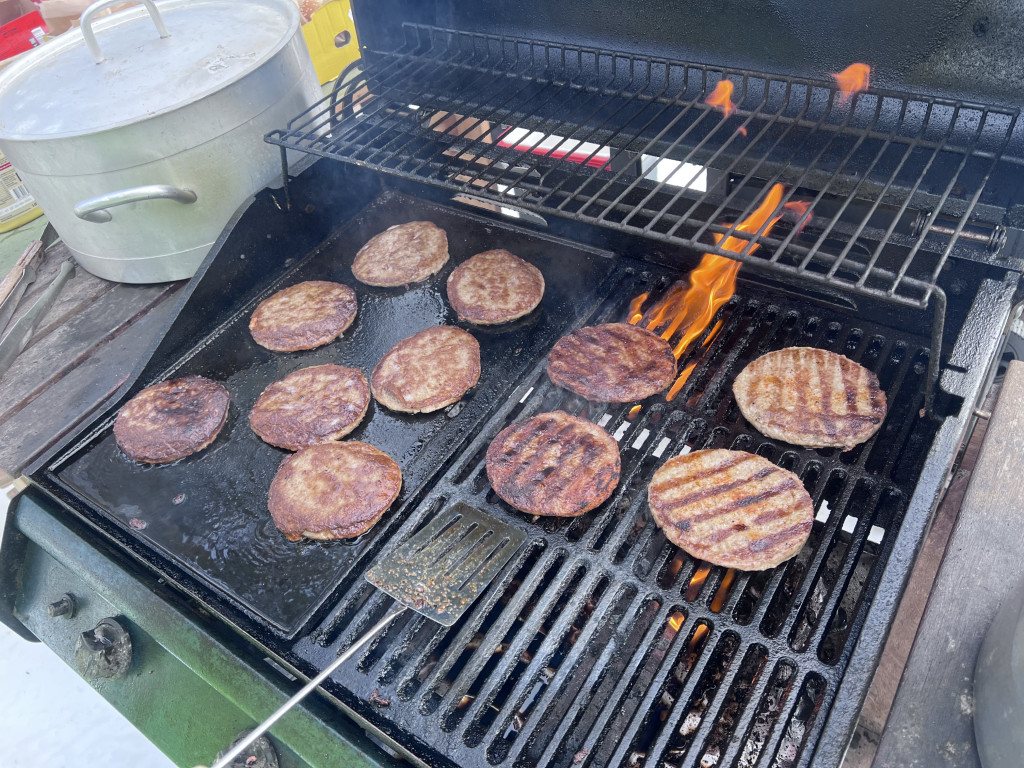 Högtryck på grillen