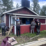 Uppsättning av vindnät
