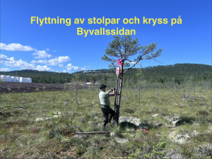 Flytt av led vid passagen av nya E45