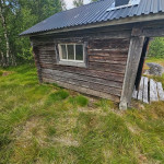 Underhåll av stugan i Storåsen